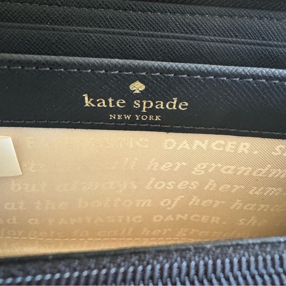 Kate Spade Story Book Cedar Street Flag Stripes Wallet NWT - Picture 11 of 14